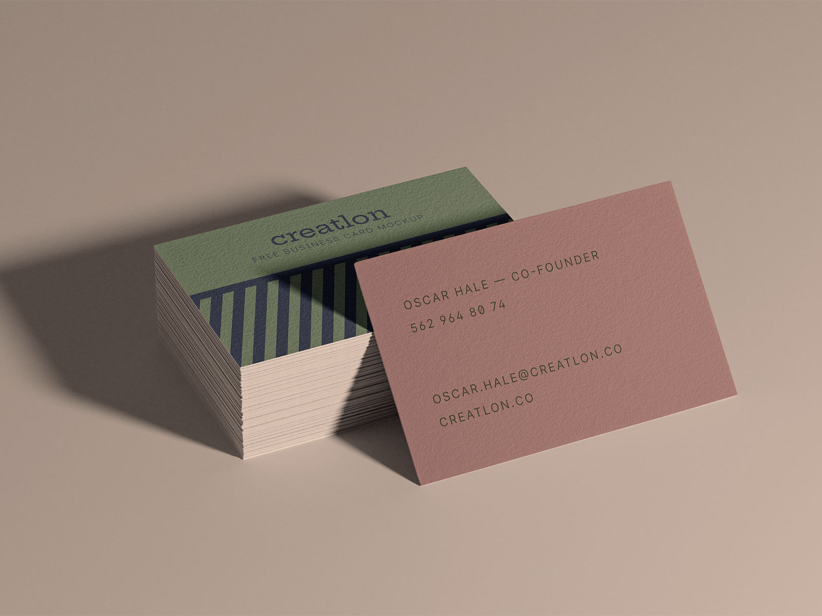 Business Card Mockup Stationery PSD