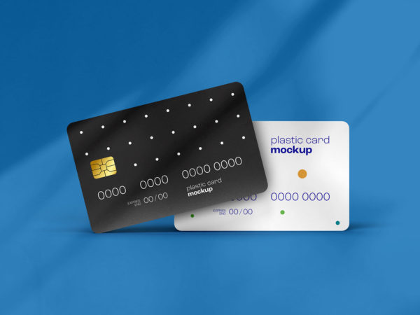 Free Plastic Card Mockup