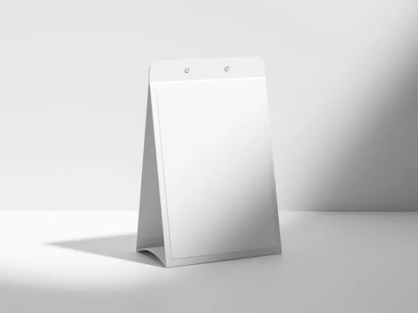 Free Table Tent Branding Mockup - Two PSD Files