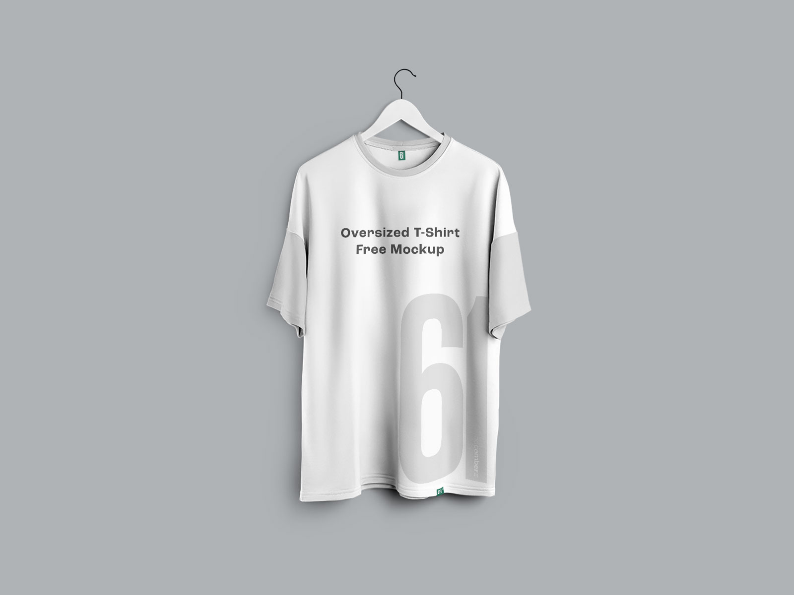 Oversized T-Shirt Free Mockup Template - Free Mockup