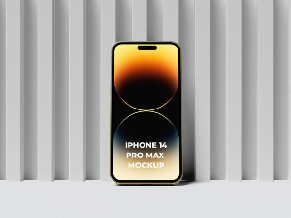 iPhone 14 Pro Free PSD Mockup