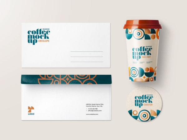 Coffee Branding Free Mockup Scene