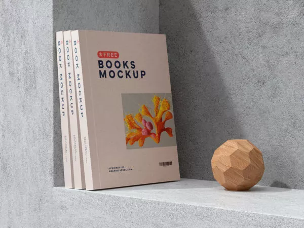 Book Mockup PSD Template