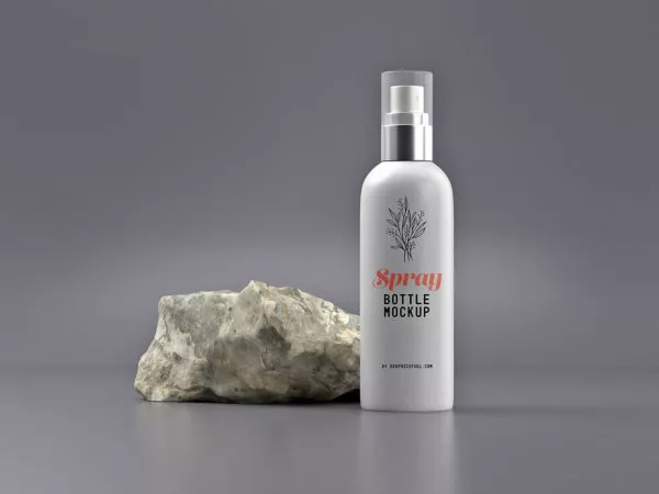 Cosmetic Spray Bottle Free Mockup