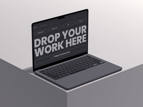 MacBook Air Free Mockup – Free Download