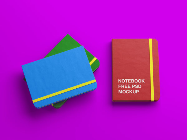 Notebook Free PSD Mockups