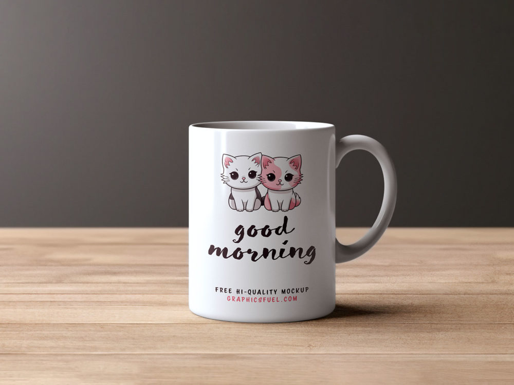 11 Oz Ceramic Coffee Mug Free Mockup