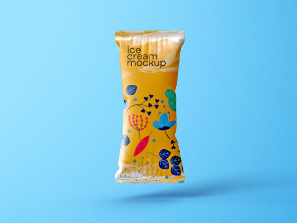 Free Ice Cream Packaging Mockup