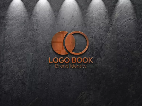 Wall Sign Logo Mockup