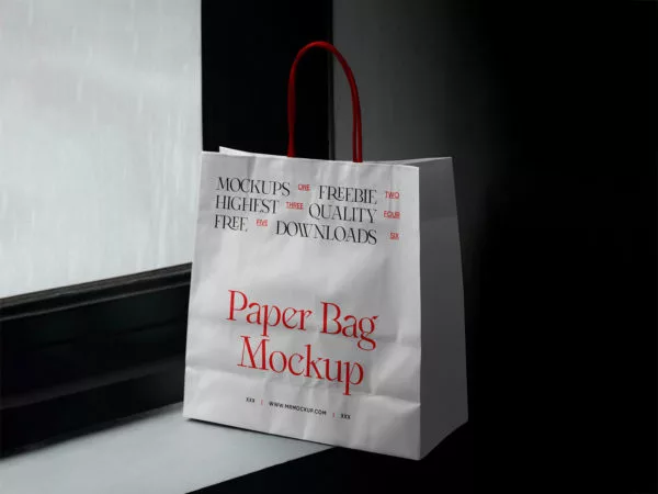 Shopping Paper Bag – PSD Mockup