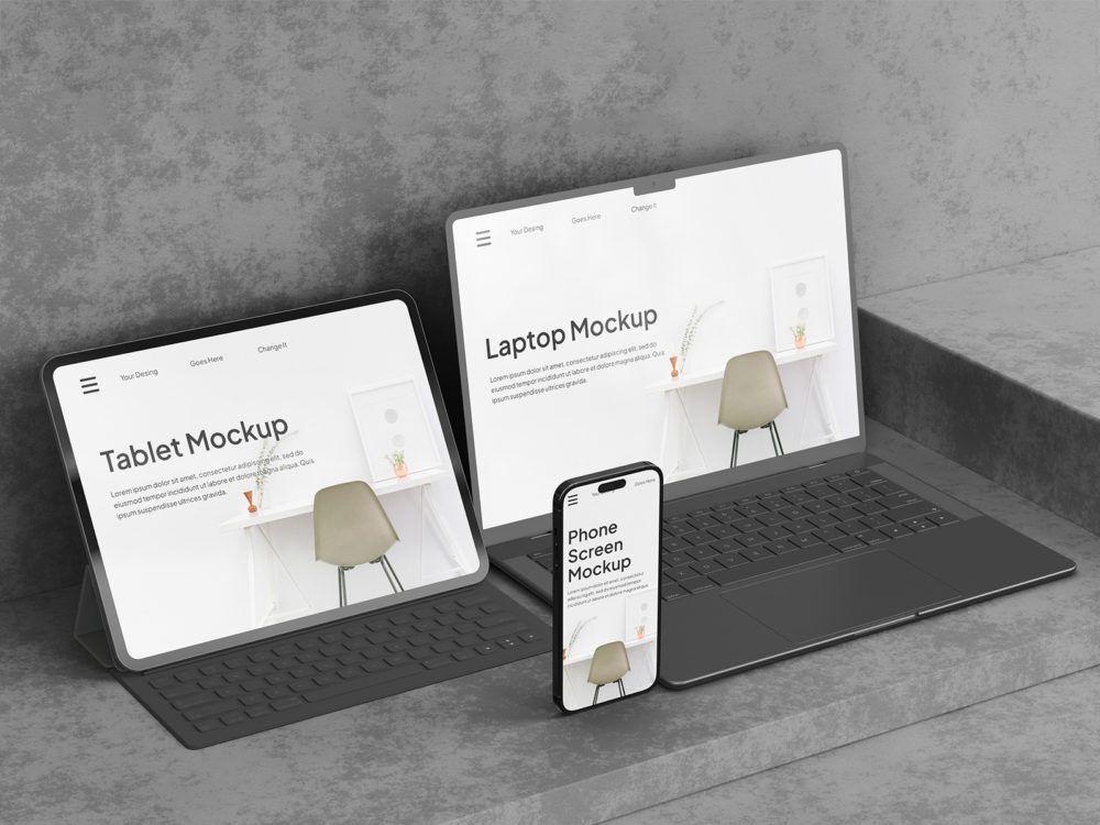 Apple Multi Device Responsive Free Mockup