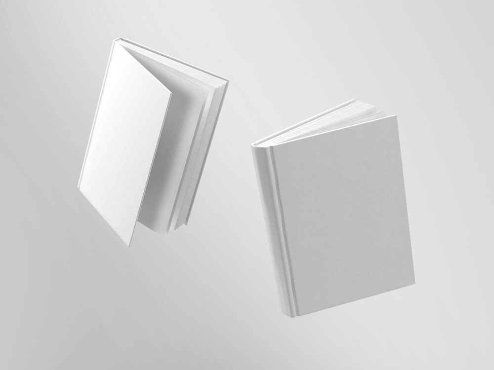 Floating Hardcover Book – Free Mockup Set