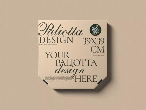 Pizza Box Branding Mockup