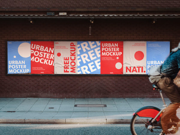 Urban City Poster – Free PSD Mockup