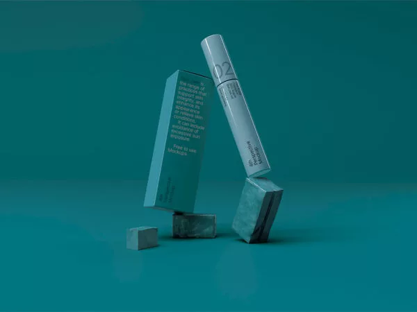 Skin Care Cosmetic Packaging Mock-Up