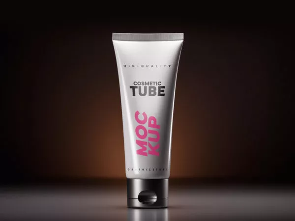 Cosmetic Tube Branding Mock-Up