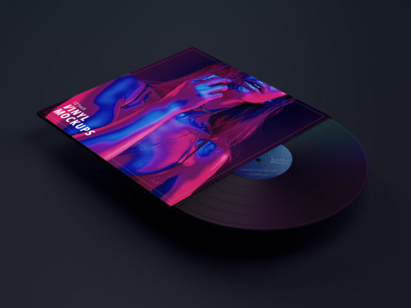 Free 12-Inch Vinyl Mock-Ups (8 PSD Files)