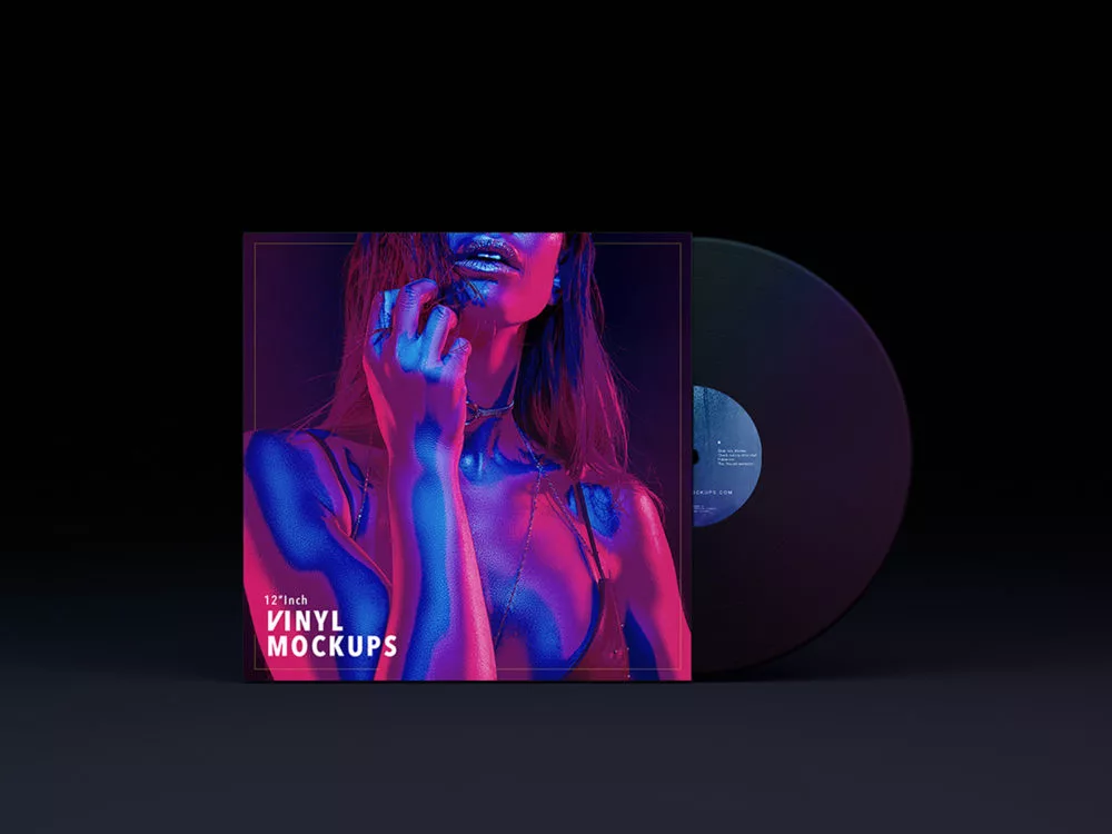 Free 12-Inch Vinyl Mock-Ups (8 PSD Files)
