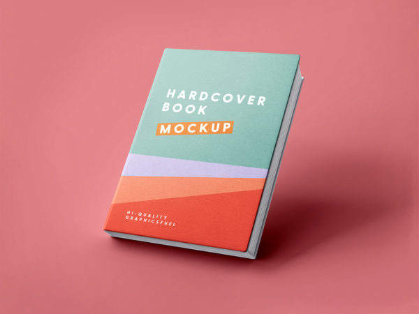 Free Hardcover Book Mockup