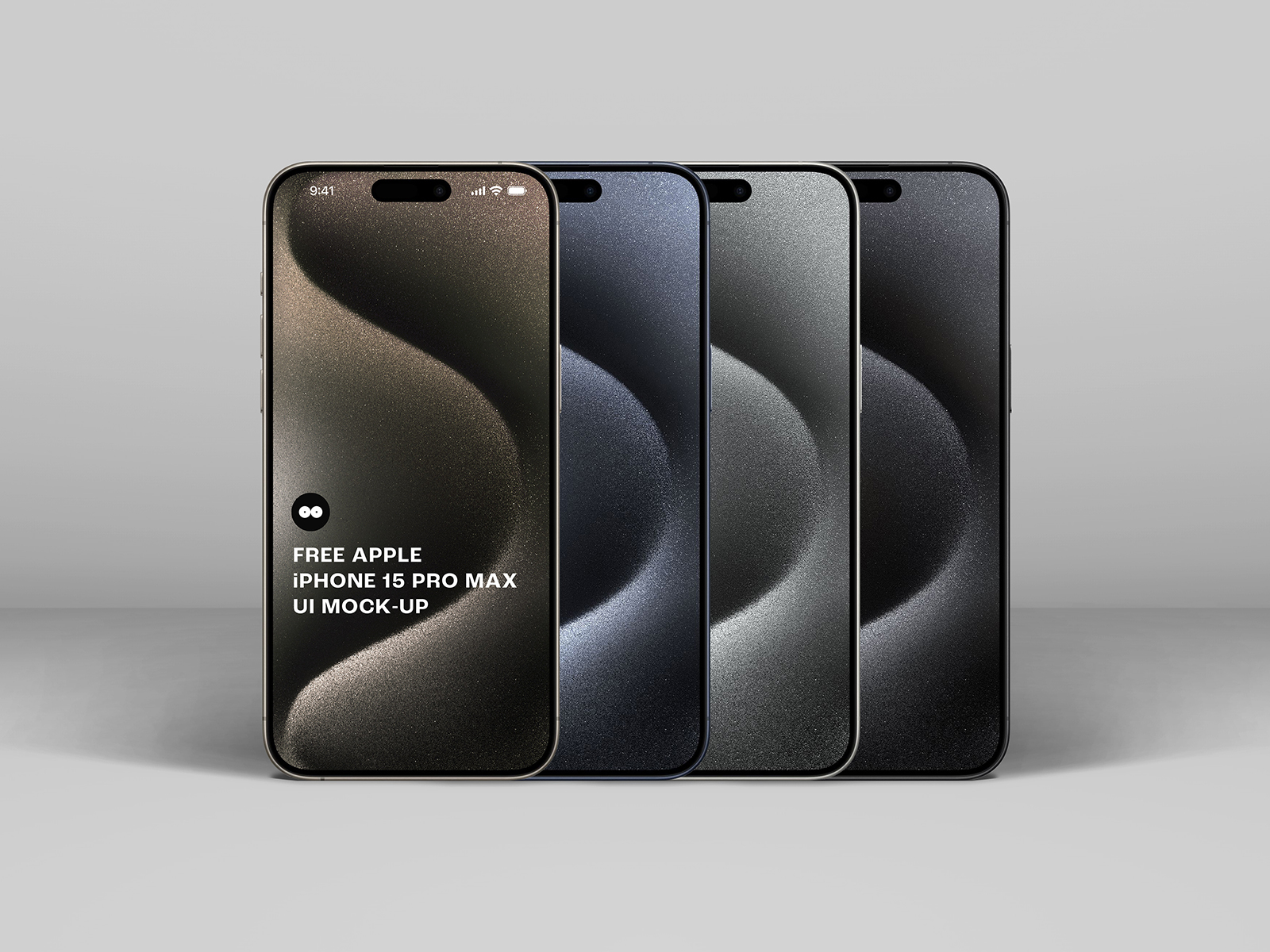 iPhone 15 Pro Max UI Free Mock-Up – Free Mockup
