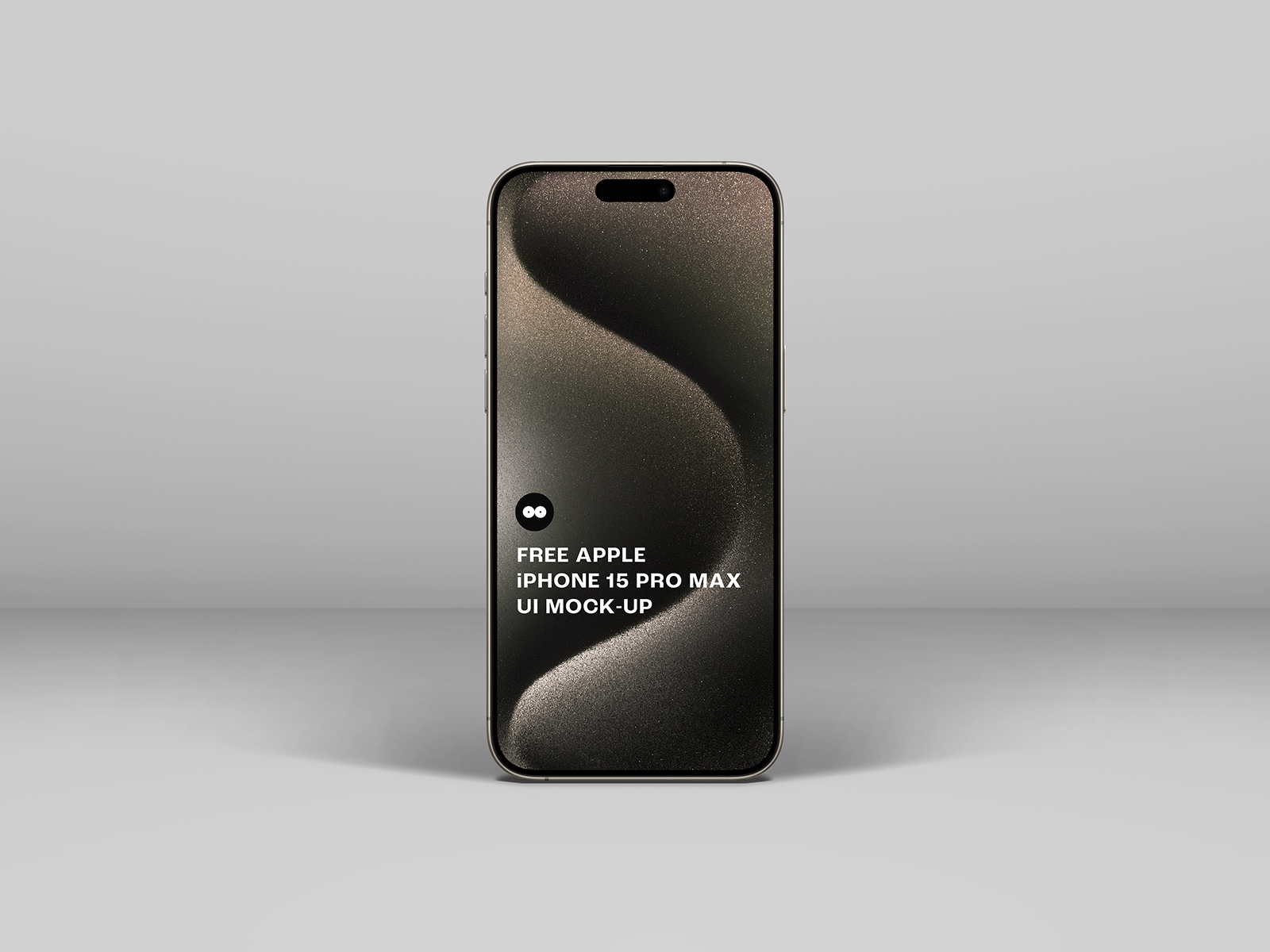 iPhone 15 Pro Max UI Free Mock-Up