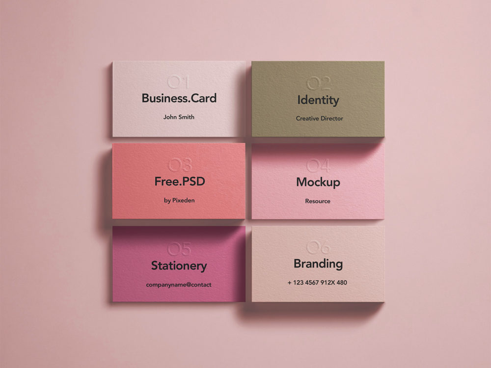 Business Card Branding Identity – Free Mockup