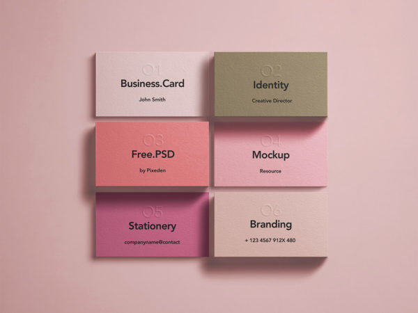 Business Card Branding Identity – Free Mockup