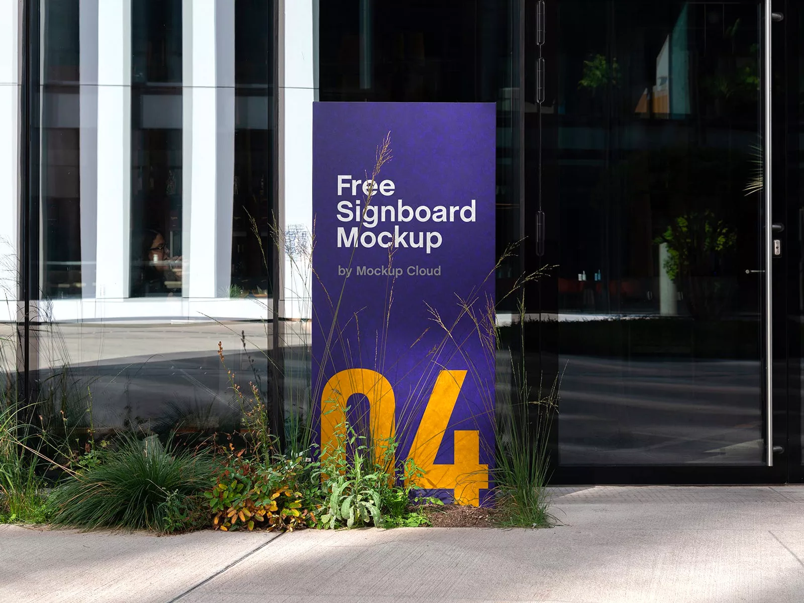 Free Building Signboard Mockup PSD Free Mockup