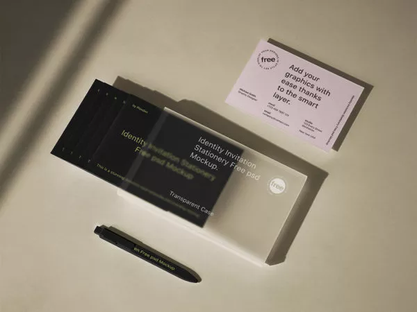 Business Card Stationery Mockup Set