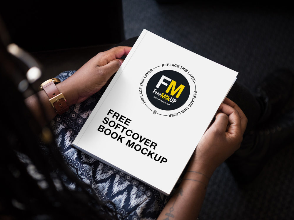 Free Softcover Book Mockup