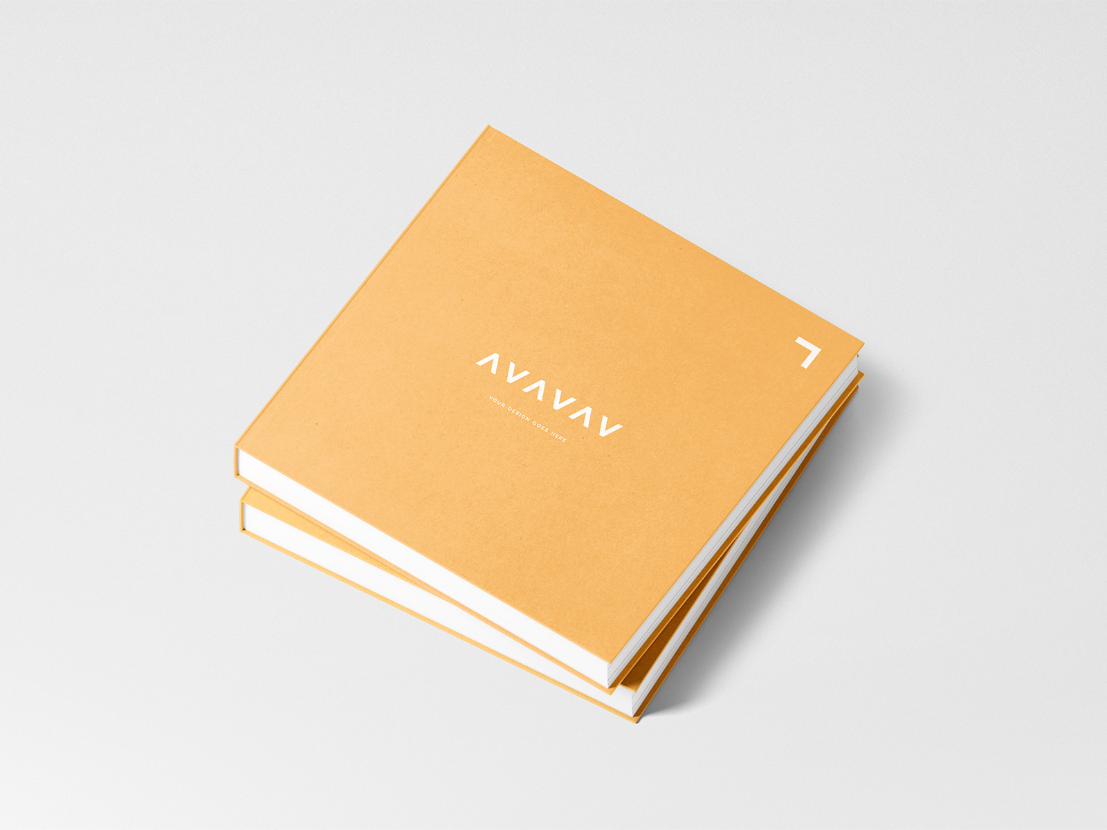 Free Square Book Mockup Cover Design free-square-book-mockup-cover-design