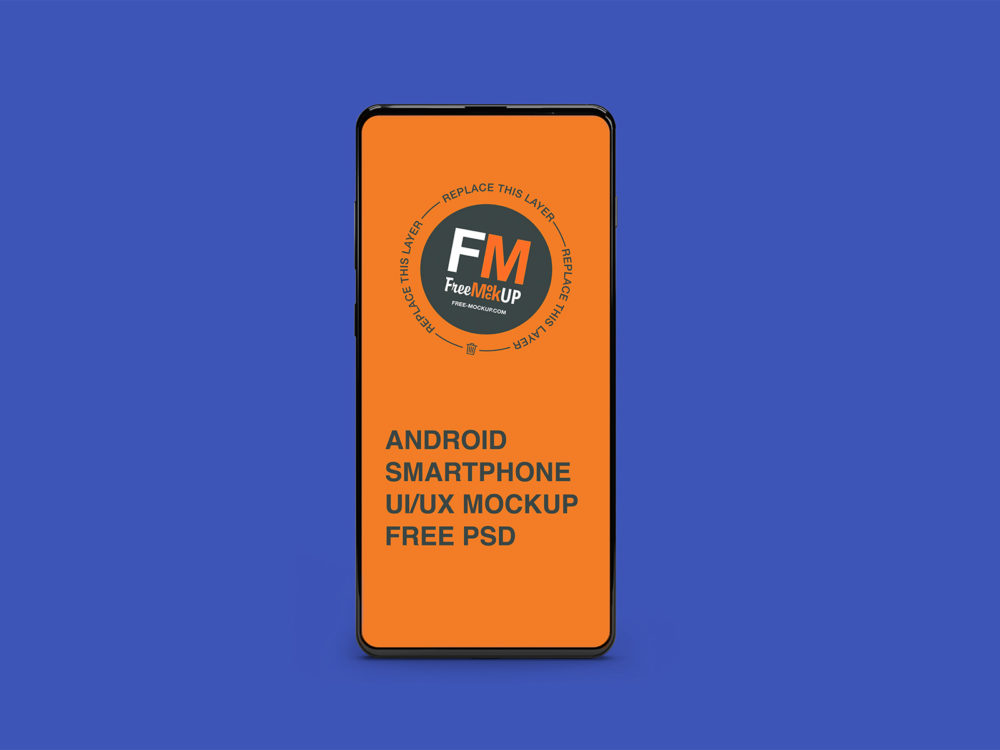 Android Smartphone UI/UX Mockup Free
