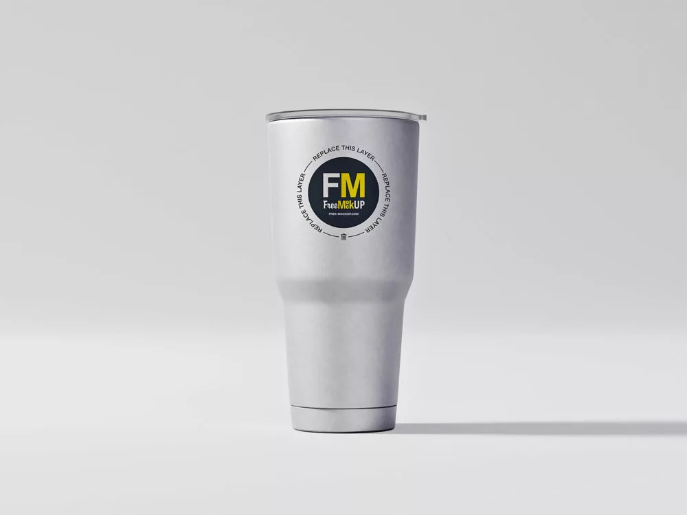 Basic Tumbler – Free PSD Mockup