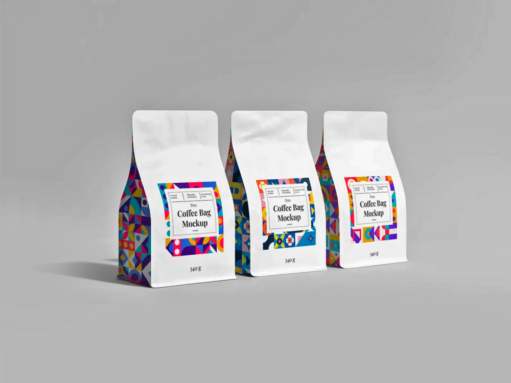 Coffee Bag Mockup PSD Template