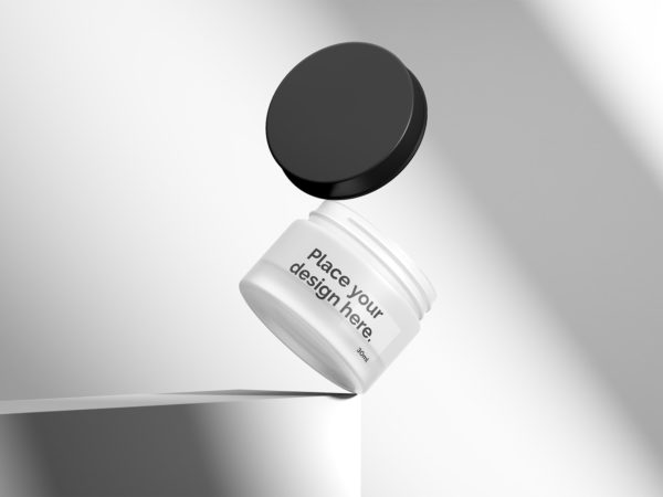 Cosmetic Cream Jar Beauty Mockup