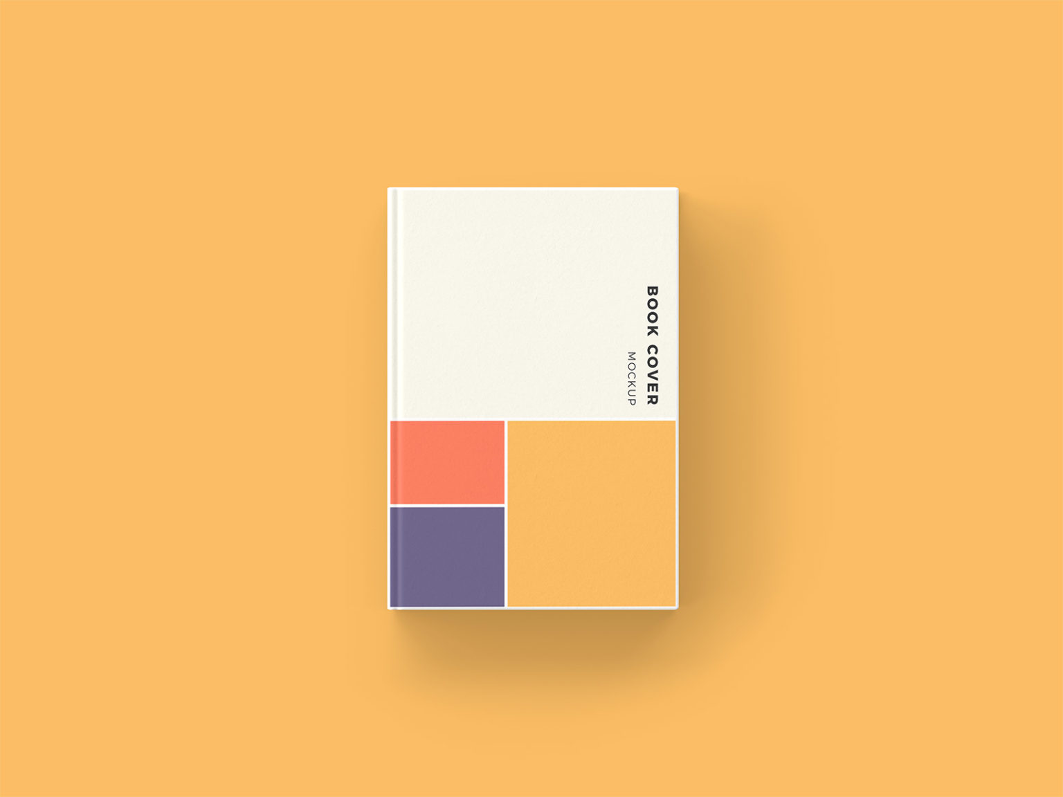 Book Cover Top View Mockup