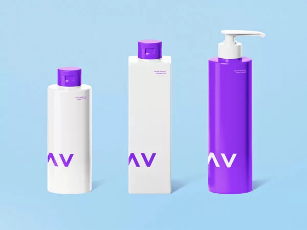 Cosmetic Packaging Mockup Set