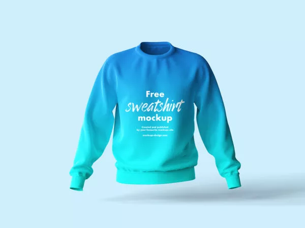Free Sweatshirt Apparel PSD Mockup