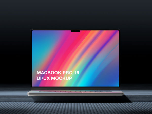 MacBook Pro 16 UI/UX Mockup