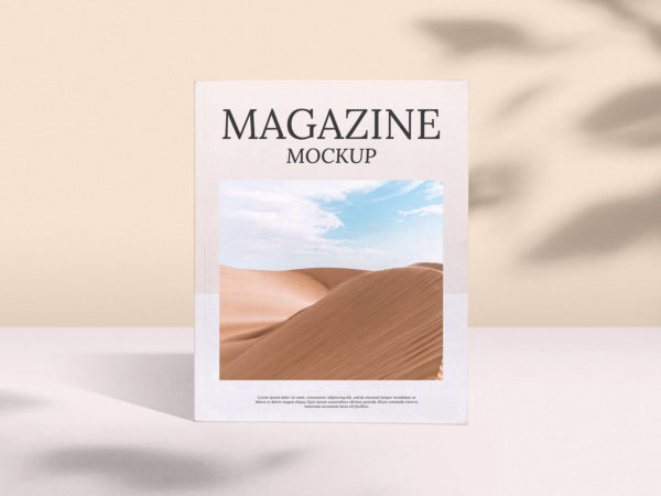 Magazine Free PSD Mockup