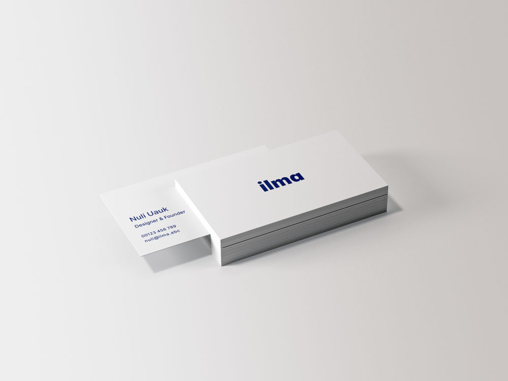 Minimal Business Card Stationery Mockup