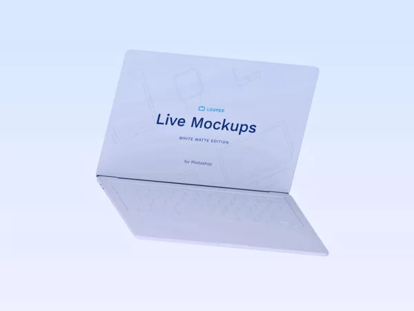 8 White Clay Apple Devices Mockups