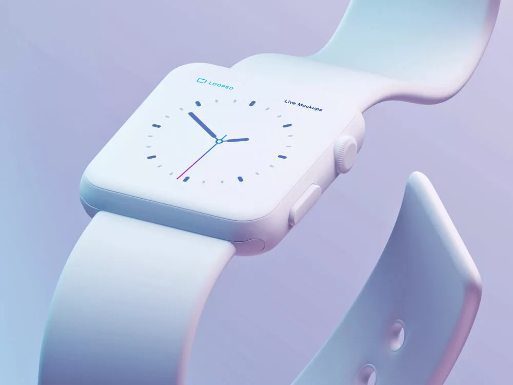 8 White Clay Apple Devices Mockups