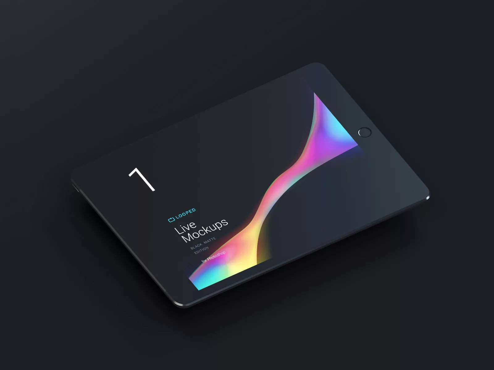 8 Black Clay Apple Devices Free Mockups