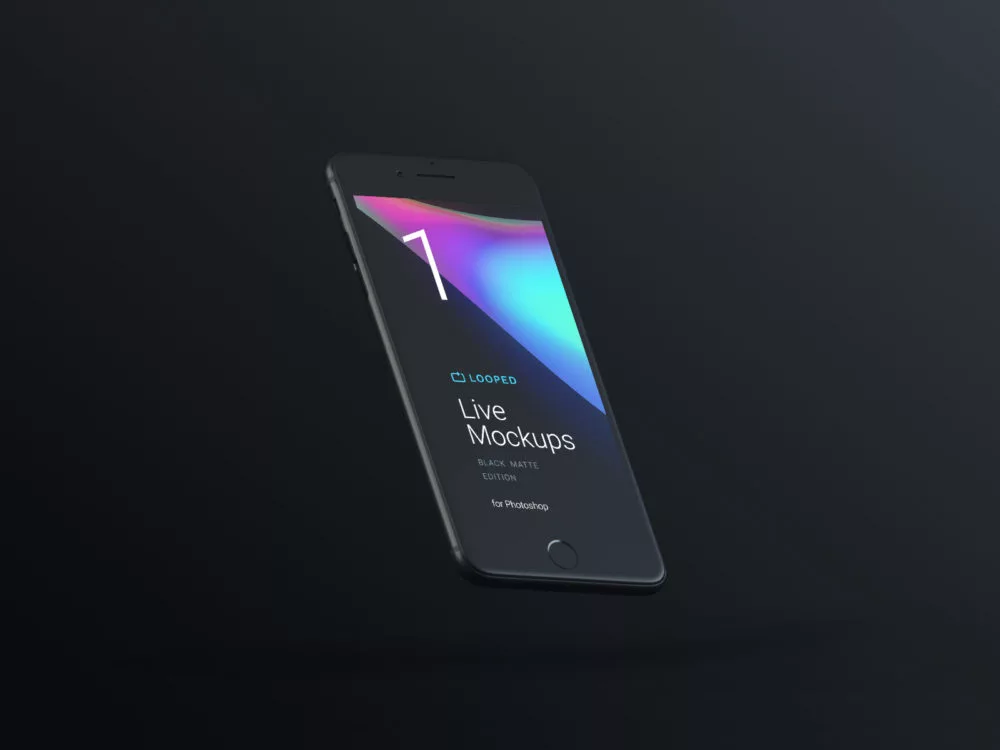 8 Black Clay Apple Devices Free Mockups