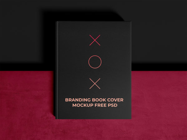 Branding Book Cover Mockup Free PSD