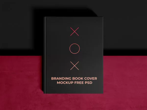 Branding Book Cover Mockup PSD