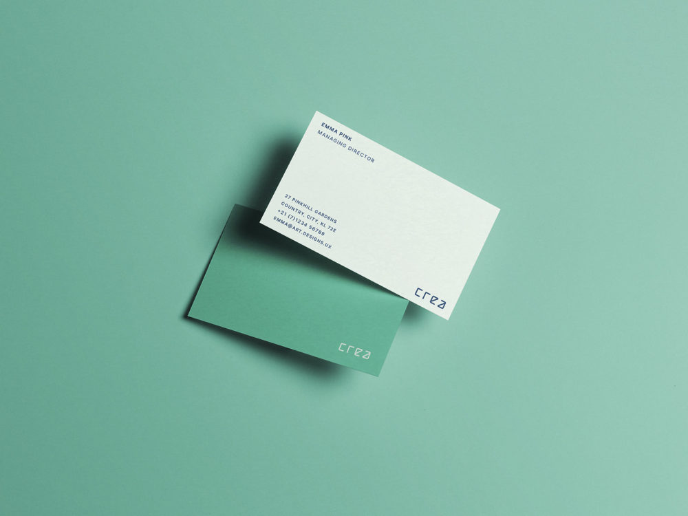 Branding Business Card Mockup PSD