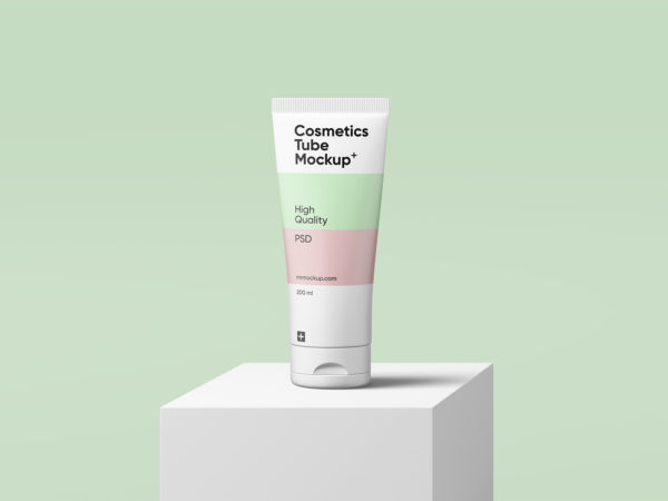 Free Cosmetics Tube Mockup