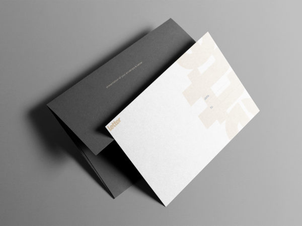 Free Envelope with Postcard Mockup